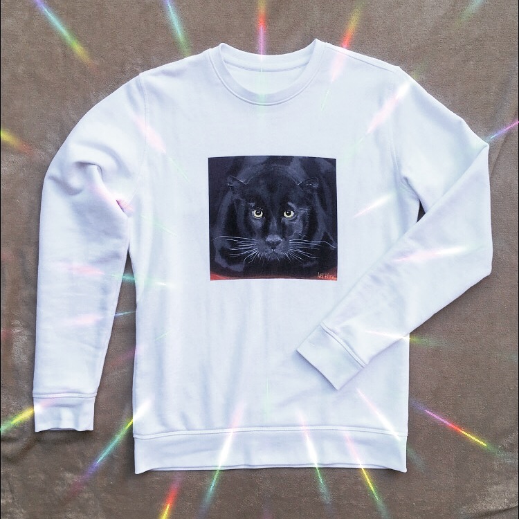 Sweatshirt white_M_Panther
