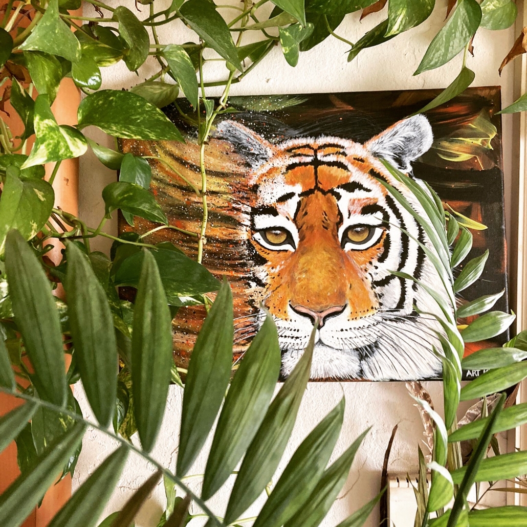 Tiger at Home